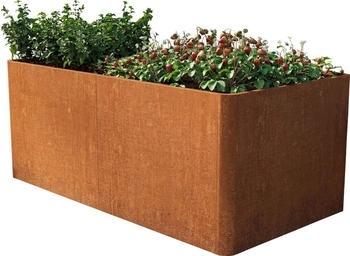 GFP - Garten- & Freizeit-Profi Primeyard Mario Hochbeet Cortenstahl 200x107x80 cm rostoptik