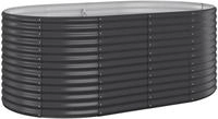 vidaXL Hochbeet Verzinkter Stahl 175x100x68 cm Anthrazit
