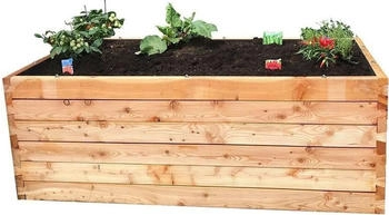 Gartenpirat Hochbeet 198 x 98 x 74 cm Stecksystem 200 x 100 cm