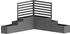 quarzgrau-metallic: Biohort Hochbeet Da Vinci 299,5x299,5x168cm