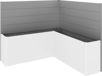 Biohort Sichtschutzelement für Hochbeet Belvedere L200 LxH: 201x91 quarzgrau-metallic (B189907)