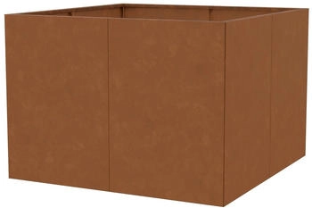 Floraworld Hochbeet Cortenstahl 100x100x70cm
