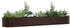 vidaXL Garten Hochbeet 400x80x44 cm aus verzinktem Stahl (42008137) braun