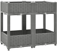 vidaXL Hochbeet 80x40x71 cm Polypropylen