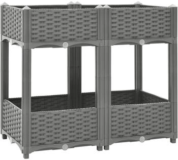 vidaXL Hochbeet 80x40x71 cm Polypropylen (153298)