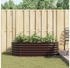 vidaXL Hochbeet 160x80x44 cm Verzinkter Stahl (42008140) braun