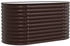 vidaXL Hochbeet 160x80x81 cm Verzinkter Stahl (42008135) braun