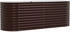 vidaXL Hochbeet 240x80x81 cm Verzinkter Stahl (42008134) braun