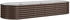 vidaXL Hochbeet Pulverbeschichteter Stahl 224x80x36 cm (318920) braun