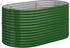 vidaXL Hochbeet Pulverbeschichteter Stahl 224x80x36 cm (318918) grün