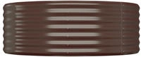 vidaXL Hochbeet Verzinkter Stahl 249x100x36 cm Braun
