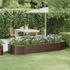 vidaXL Hochbeet Pulverbeschichteter Stahl 249x100x36 cm (318995) braun