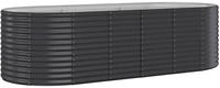 vidaXL Hochbeet Verzinkter Stahl 249x100x68 cm Anthrazit