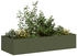vidaXL Pflanzgefäß 280x80x40 cm Stahl (860762) olivgrün