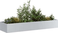 vidaXL Pflanzk&uuml;bel 280x80x40 cm Verzinkter Stahl