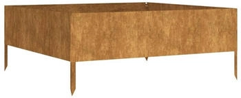 vidaXL Hochbeet 100x100x41 cm Cortenstahl (824516)