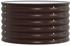 vidaXL Hochbeet Garten 80x80x44 cm aus verzinktem Stahl (42008141) braun