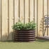 vidaXL Hochbeet Garten 80x80x44 cm aus verzinktem Stahl (42008141) braun