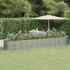 vidaXL Hochbeet Pulverbeschichteter Stahl 249x100x68 cm (319065) braun
