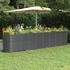 vidaXL Hochbeet Pulverbeschichteter Stahl 332x40x68 cm (318911) anthrazit