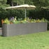 vidaXL Hochbeet Pulverbeschichteter Stahl 332x40x68 cm (318909) grau