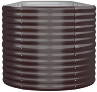 vidaXL Hochbeet Verzinkter Stahl 440x80x68 cm Braun