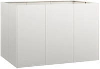vidaXL Pflanzk&uuml;bel 120x80x80 cm Edelstahl