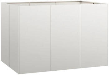 vidaXL Pflanzkübel 120x80x80 cm Edelstahl (860791)