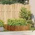 vidaXL Pflanzkübel Rostig 100x100x30 cm Wetterfester Stahl (860814)