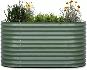 Blumfeldt High Grow Hochbeet 1,6 m grün