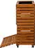 Dobar Großes Hochbeet Rolla L Massivholz mit Staufach 72 x 32,5 x 78 cm