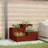 vidaXL Gartenblumentopf Rostig 80 x 80 x 60 cm Wetterfeststahl (865861)