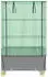 vidaXL Hochbeet mit Aufsatz und Rollen Rattan-Optik 80x50x182 cm (4015864)