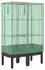 vidaXL Hochbeet mit Gewächshaus-Aufsatz Rattan-Optik 80x40x140 cm (4015805)