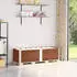 vidaXL Paletten-Aufsatzrahmen 2 Stk. Braun 150x50 cm Massivholz Kiefer (4010300)