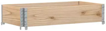 vidaXL Pflanzkasten 100x50 cm Massivholz Kiefer (3295387)