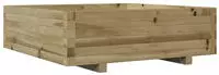 vidaXL Pflanzk&uuml;bel 80x80x26,5 cm Kiefernholz Impr&auml;gniert