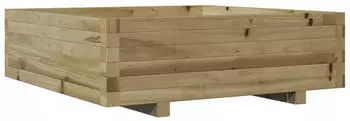 vidaXL Pflanzk&uuml;bel 80x80x26,5 cm Kiefernholz Impr&auml;gniert (847312)
