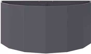 vidaXL Pflanzk&uuml;bel Anthrazit 120 x 60 x 50 cm Stahl (883705)