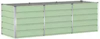 Vidaxl Planter Green 240 X 80 X 75 Cm Steel