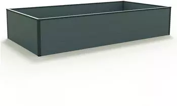 GFP - Garten- & Freizeit-Profi Hochbeet 195 x 99 x 39 cm Anthrazit Halfsize (GFPV00521)