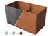 PRIMEYARD Hochbeet 146 x 80 x 60 cm Cortenstahl Rost-Optik Design (GFPV00825)