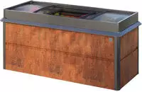 Primeyard 200 X 85 X 77 Cm Hochbeet Nele, Cortenstahl, Rost-optik Inkl.