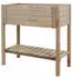 Siena Garden Hochbeet Aron 79 x 39 x 79 cm Holz Grau