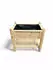 Promadino Hochbeet 90 x 60 x 84,5 cm Holz Natur