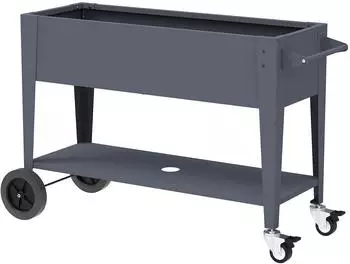 Westmann Hochbeet Mobila Plus 50 x 118 x 80 cm Metall Anthrazit