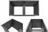 Plats Outdoor Solution Hochbeet mit Unterschrank Metall mit Schneckenkante