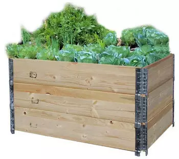 Gerso Hochbeet Holzaufsatzrahmen Set 120x80x20cm (210 600-2)