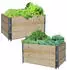 Gerso Hochbeet Holzaufsatzrahmen Set 120x80x20cm (210 600-2)