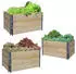 Gerso Hochbeet Holzaufsatzrahmen Set 120x80x20cm (210 600-2)